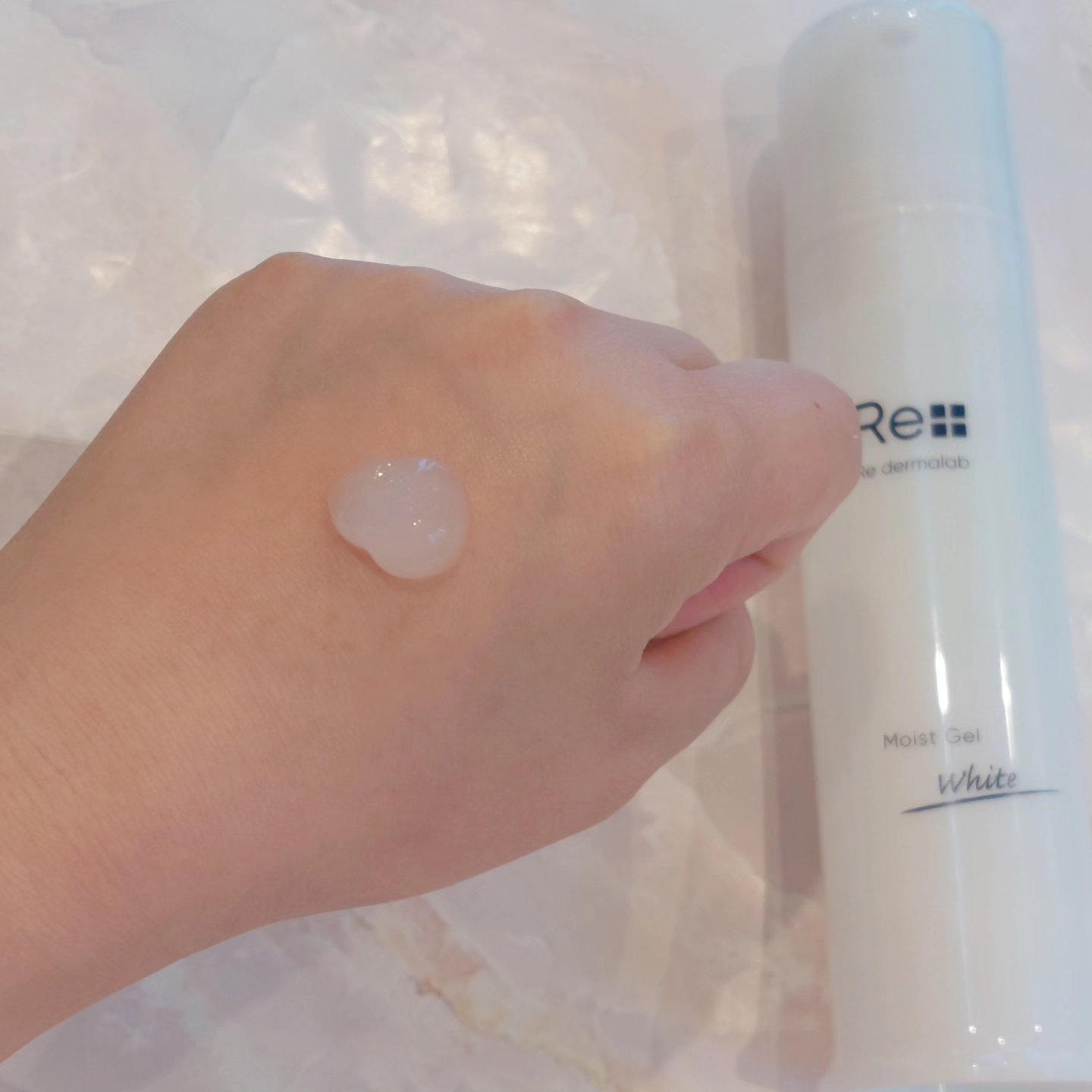 モイストゲルホワイト/Re dermalab/オールインワン化粧品を使ったクチコミ（3枚目）
