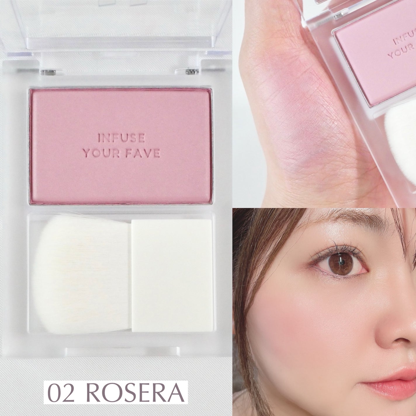 マイフェイブ インフュージング ブラッシュ/HOLIKA HOLIKA/パウダーチークを使ったクチコミ(3枚目)