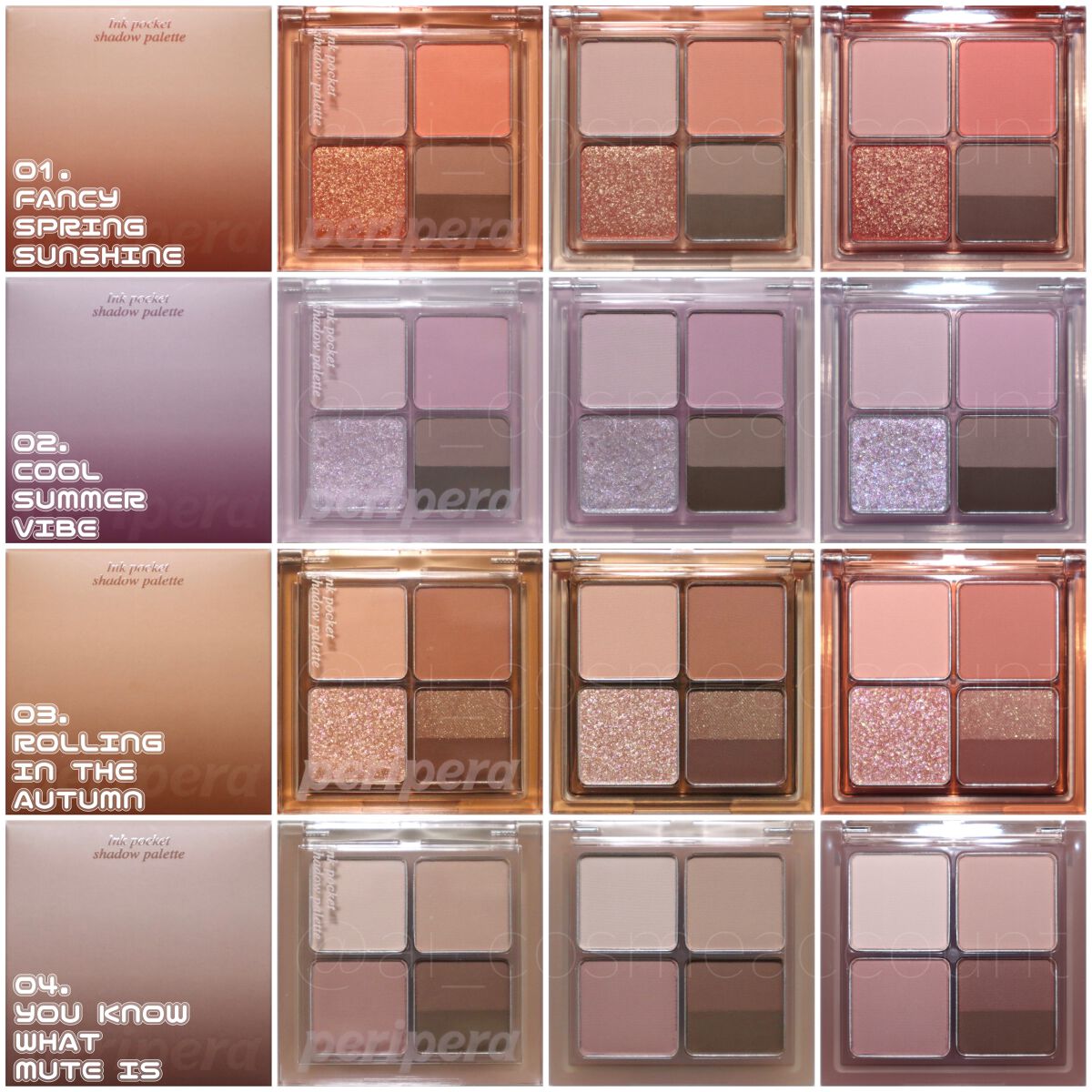 ペリペラ インク ポケット シャドウ パレット/PERIPERA/アイシャドウパレットを使ったクチコミ(2枚目)