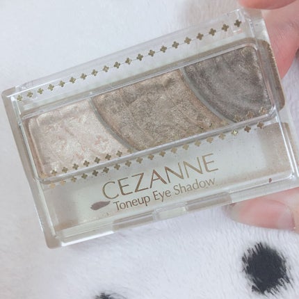 トーンアップアイシャドウ/CEZANNE/アイシャドウパレットを使ったクチコミ(1枚目)