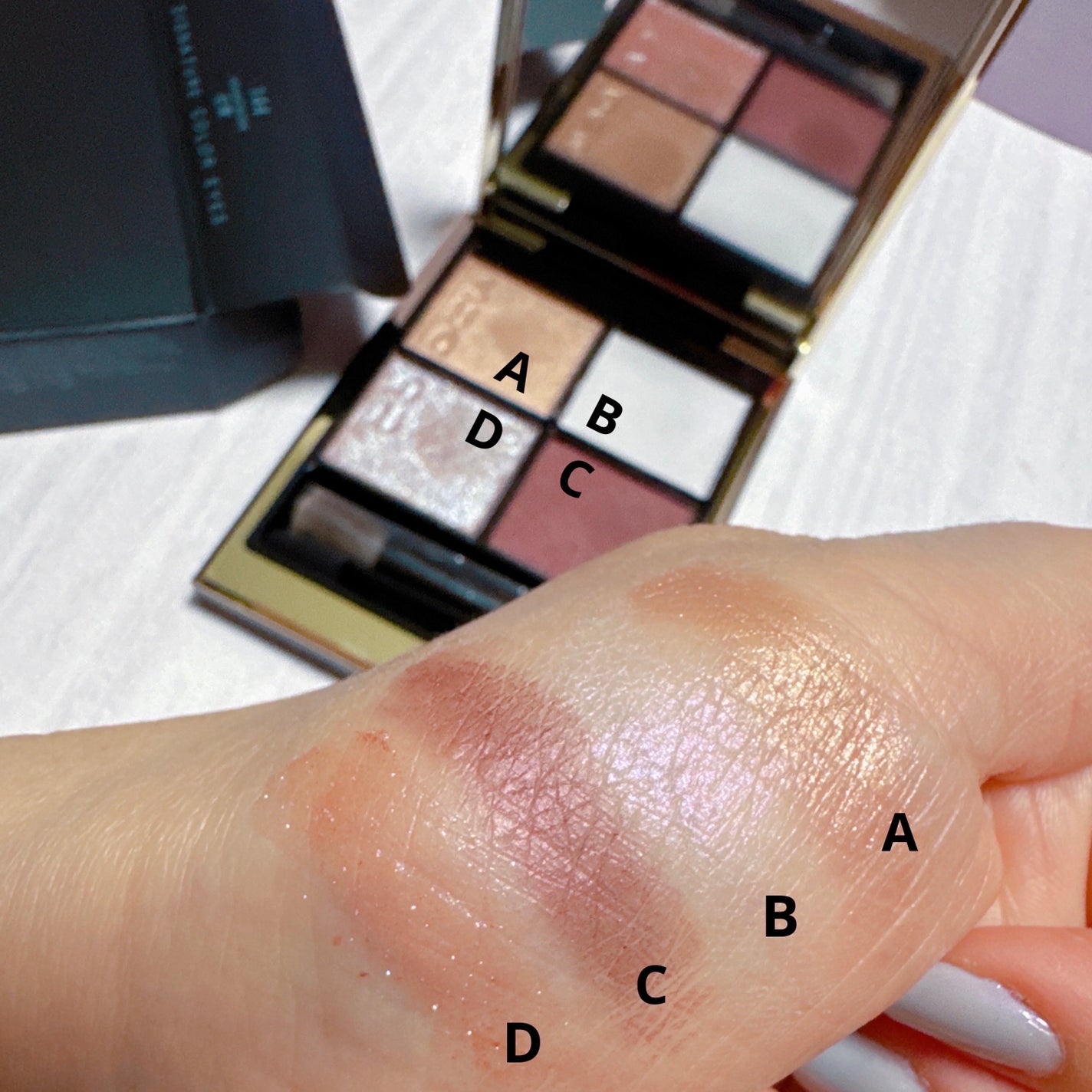 シグニチャー カラー アイズ/SUQQU/アイシャドウパレットを使ったクチコミ(4枚目)