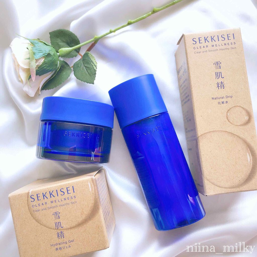 クリアウェルネス ハイドレイティング ジェル/雪肌精/フェイスクリームを使ったクチコミ（1枚目）