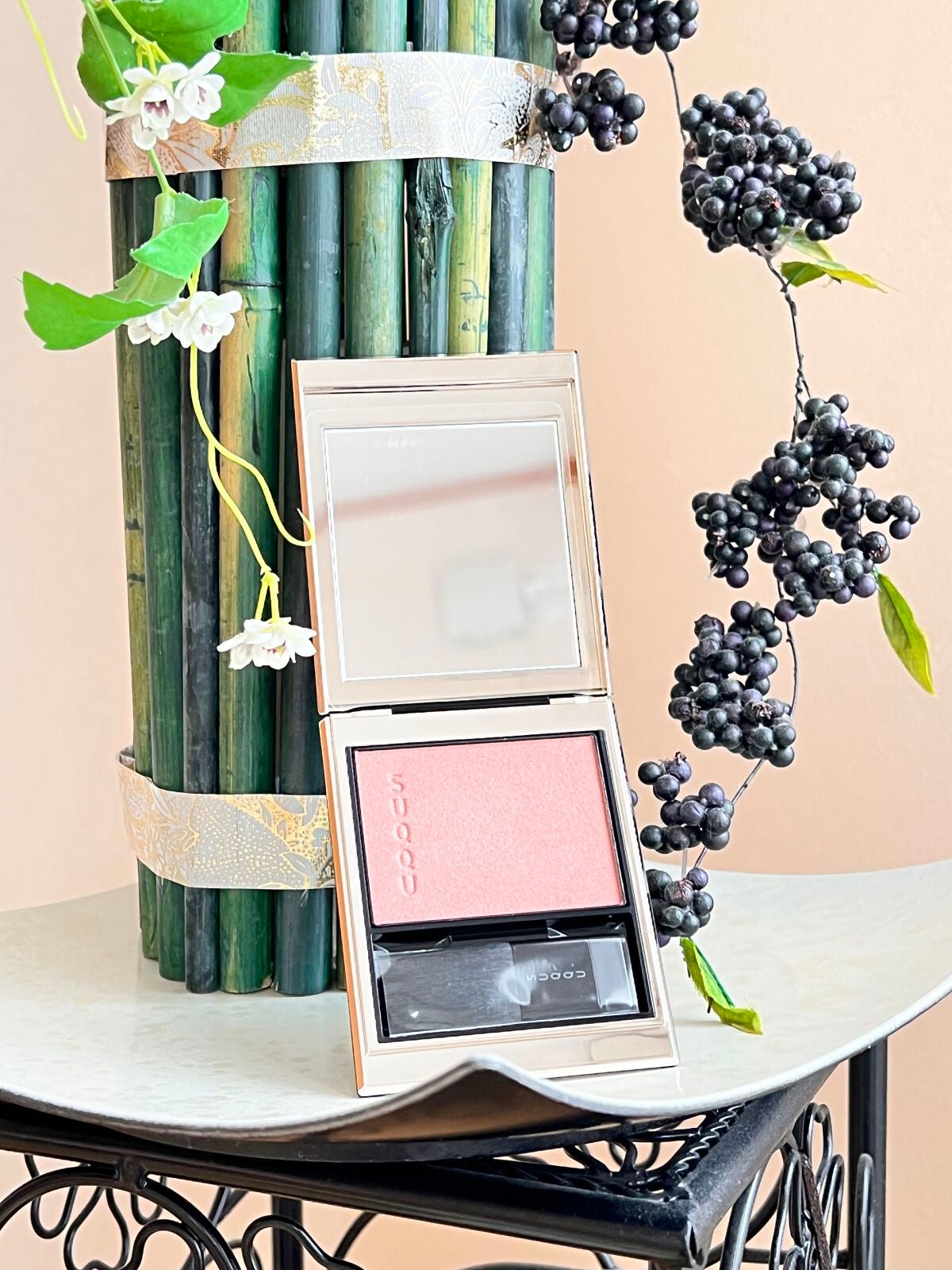 メルティング パウダー ブラッシュ/SUQQU/パウダーチークを使ったクチコミ(1枚目)