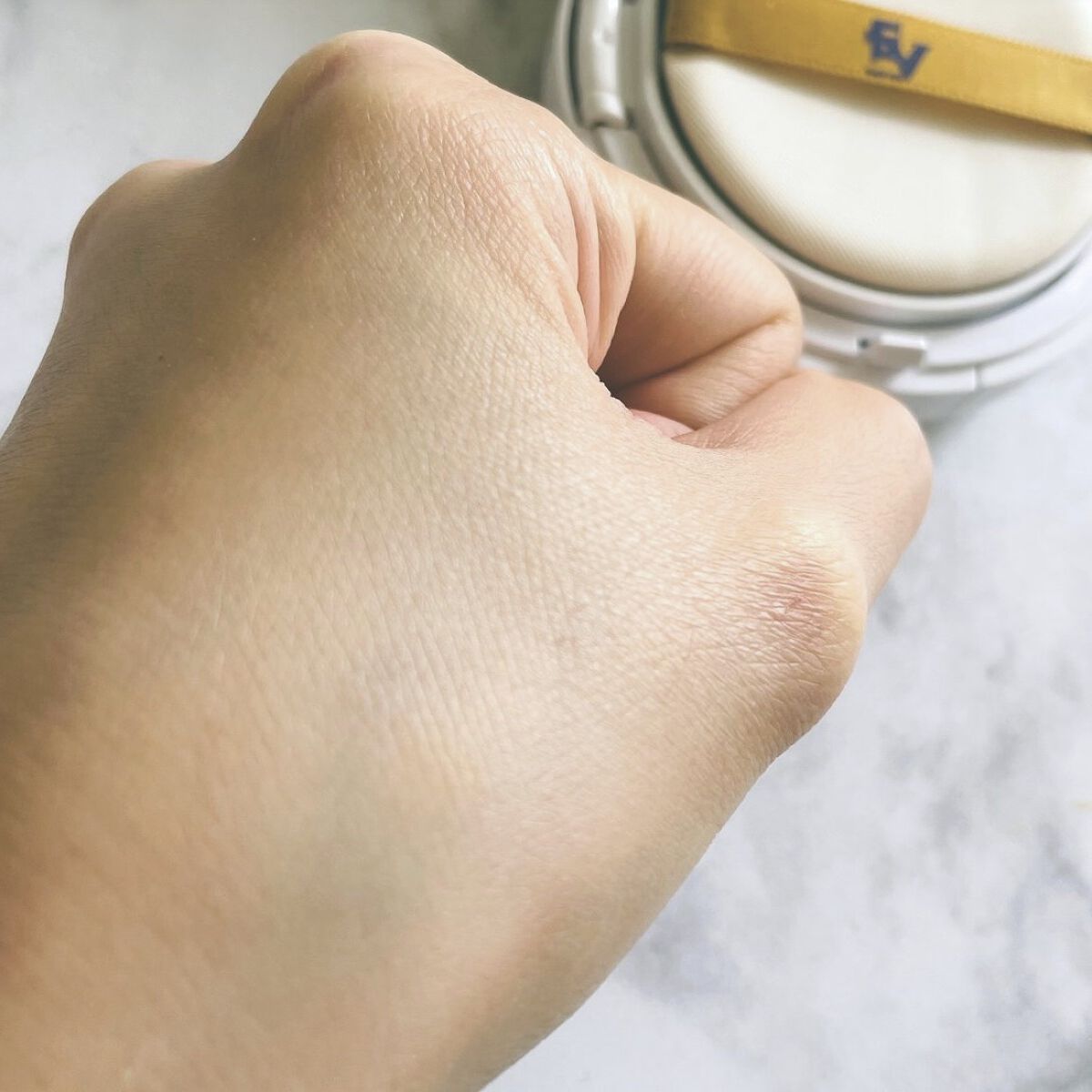 シカモイストクッションメイクアップベース/プレスカワジャパン/化粧下地を使ったクチコミ（2枚目）