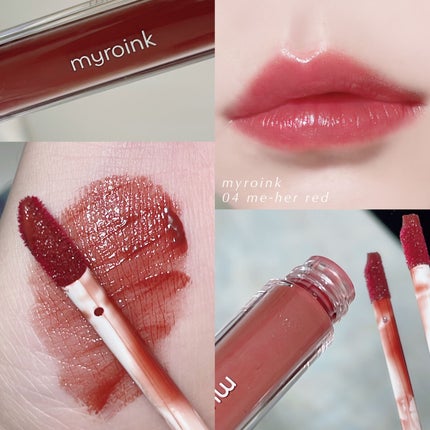 カラーフォーミーリップティント/myroink/リップティントを使ったクチコミ(2枚目)