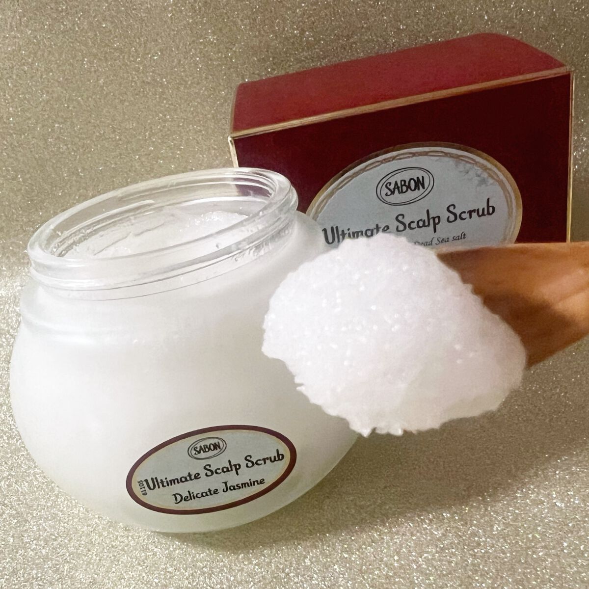 ヘッドスクラブ デリケート・ジャスミン/SABON/ヘッドスクラブを使ったクチコミ（3枚目）