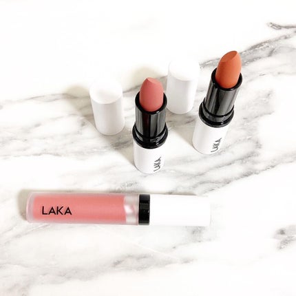 スムースマットリップスティック/Laka/口紅を使ったクチコミ(5枚目)
