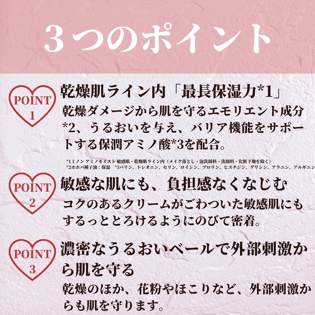 ミノン アミノモイスト モイストチャージ クリーム/ミノン/フェイスクリームを使ったクチコミ（3枚目）