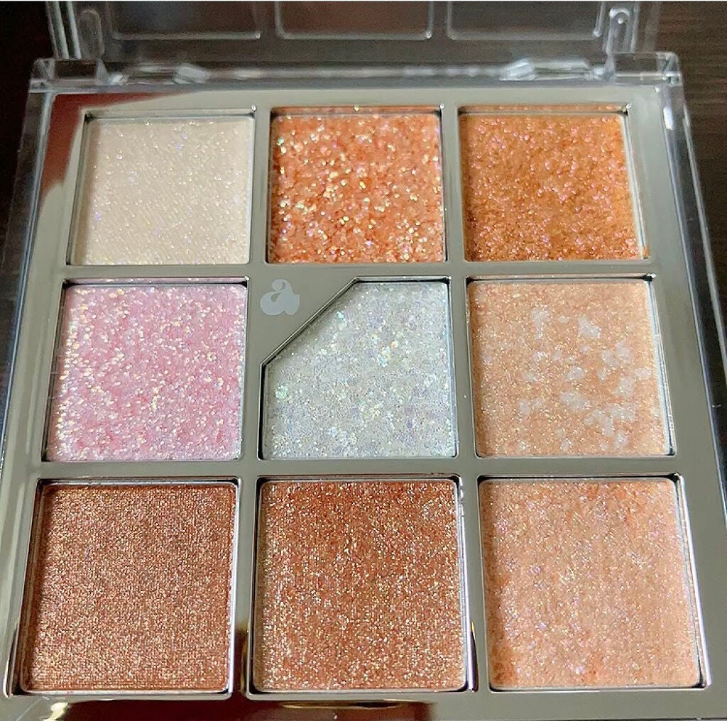 グリッターペディアアイパレット/unleashia/アイシャドウパレットを使ったクチコミ(3枚目)