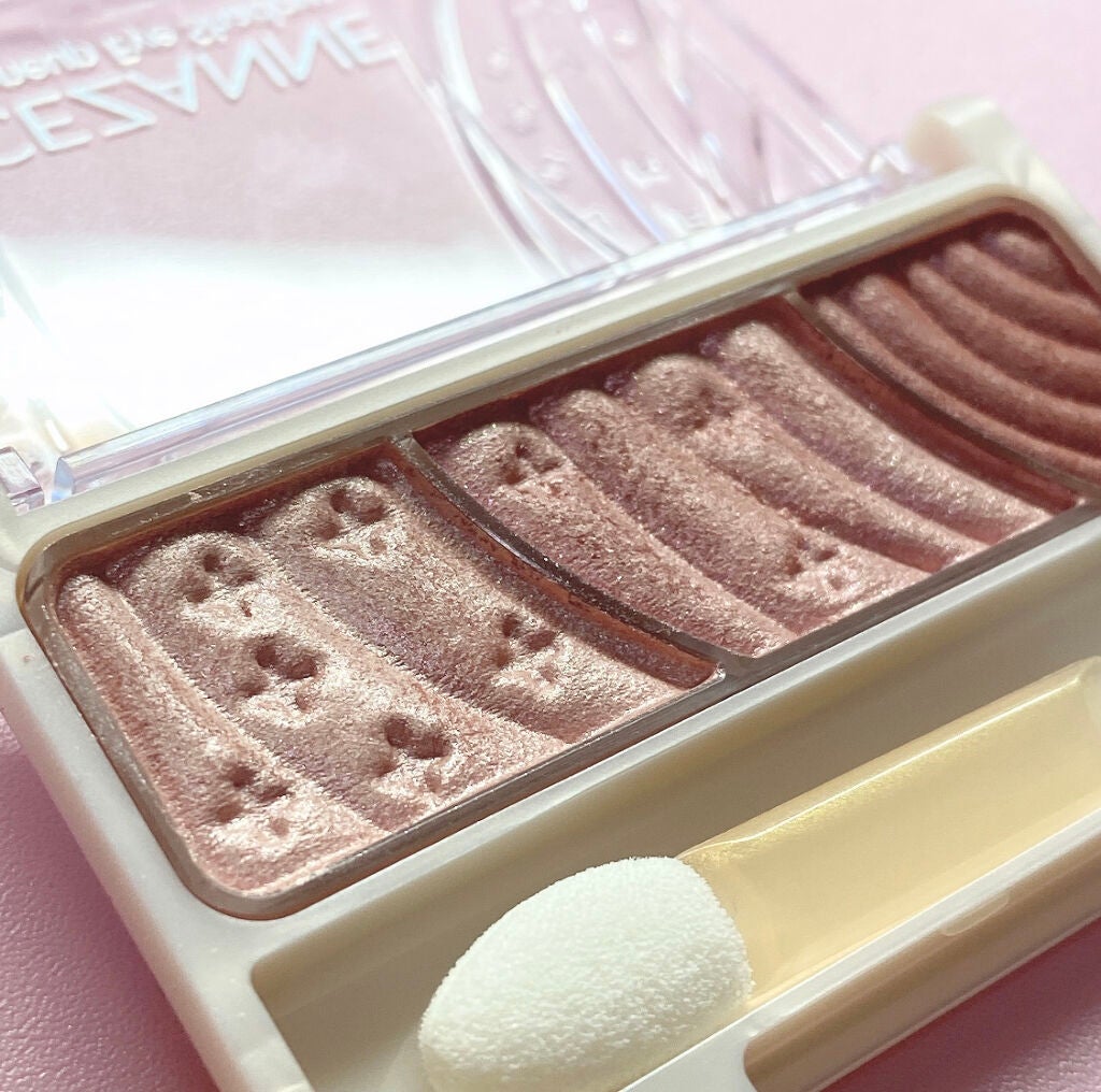 トーンアップアイシャドウ/CEZANNE/アイシャドウパレットを使ったクチコミ(4枚目)