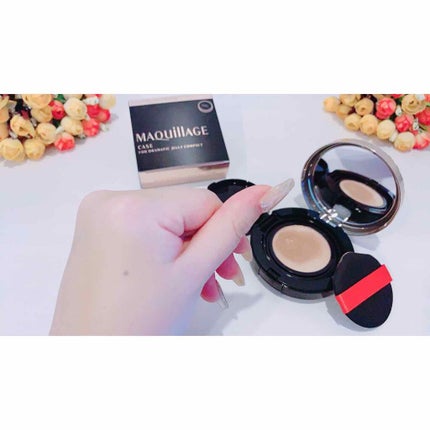 ドラマティックジェリーコンパクト/マキアージュ/クッションファンデーションを使ったクチコミ(4枚目)