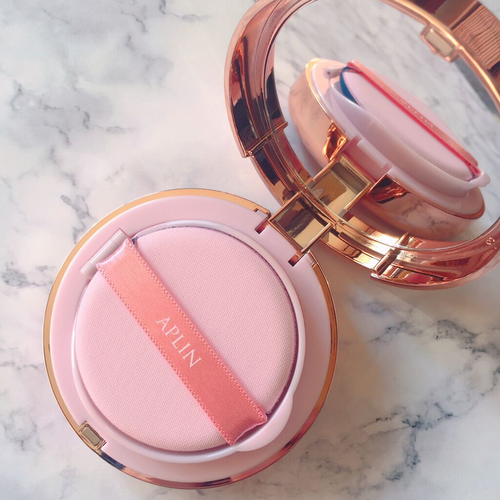 ピンクティーツリーカバークッション/APLIN/クッションファンデーションを使ったクチコミ（2枚目）