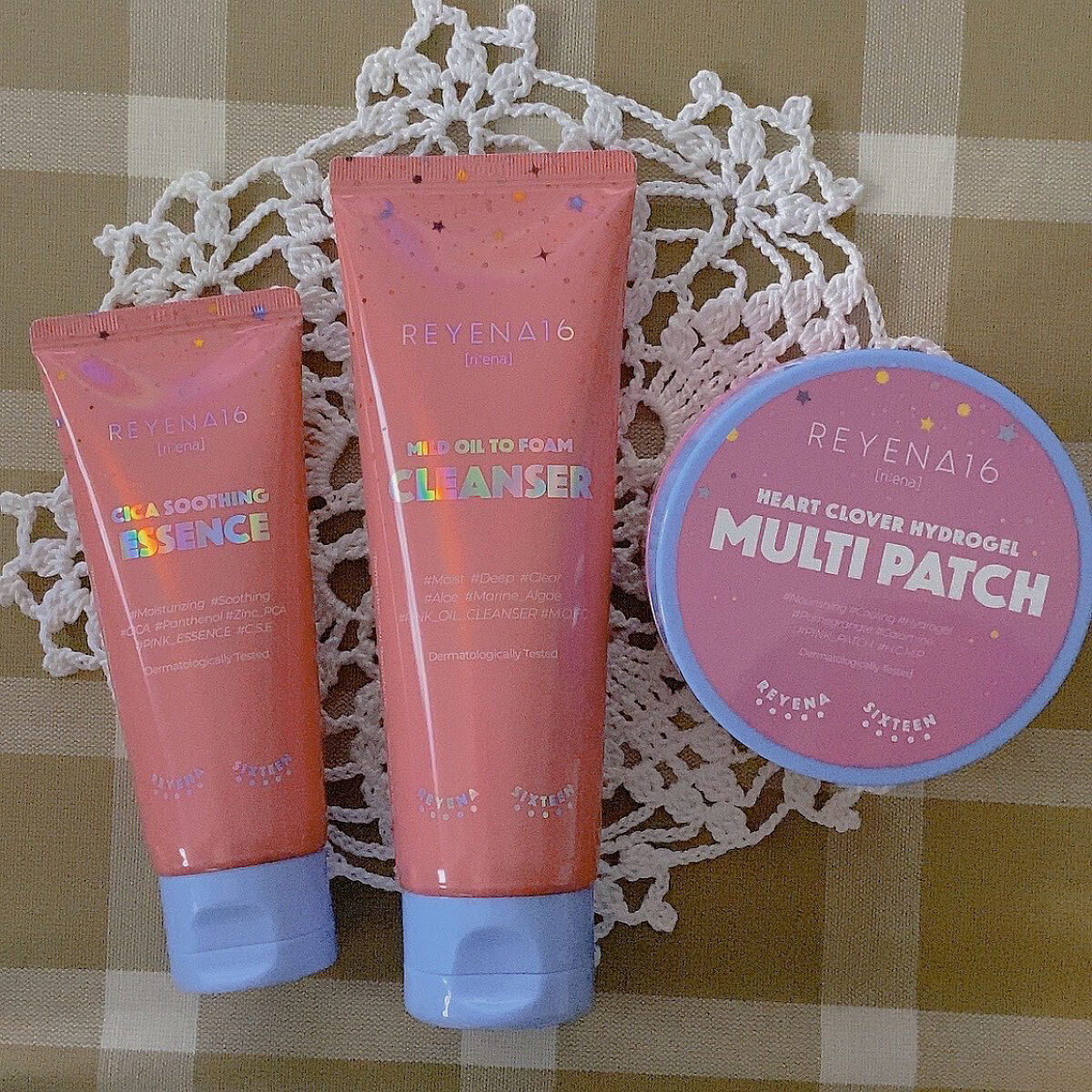 ハートクローバーハイドロゲルマルチパッチ/REYENA16/シートマスク・パックを使ったクチコミ（1枚目）