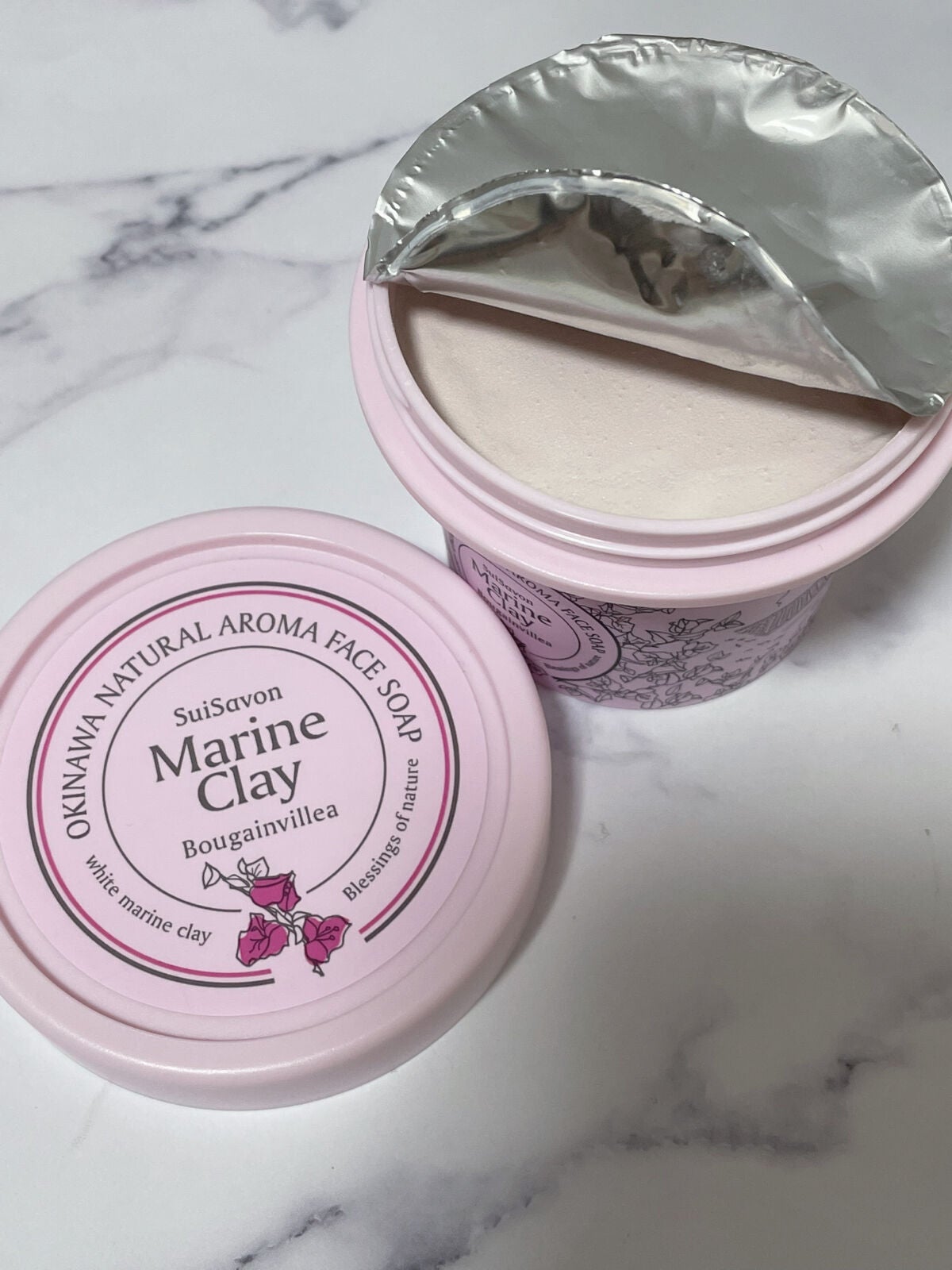 琉球のホワイトマリンクレイ洗顔石鹸/SuiSavon/洗顔フォームを使ったクチコミ(1枚目)