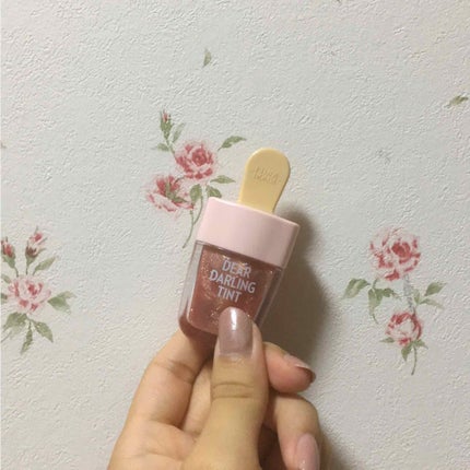 ディアダーリン ウォータージェルティント (アイスティント)/ETUDE/口紅を使ったクチコミ(1枚目)