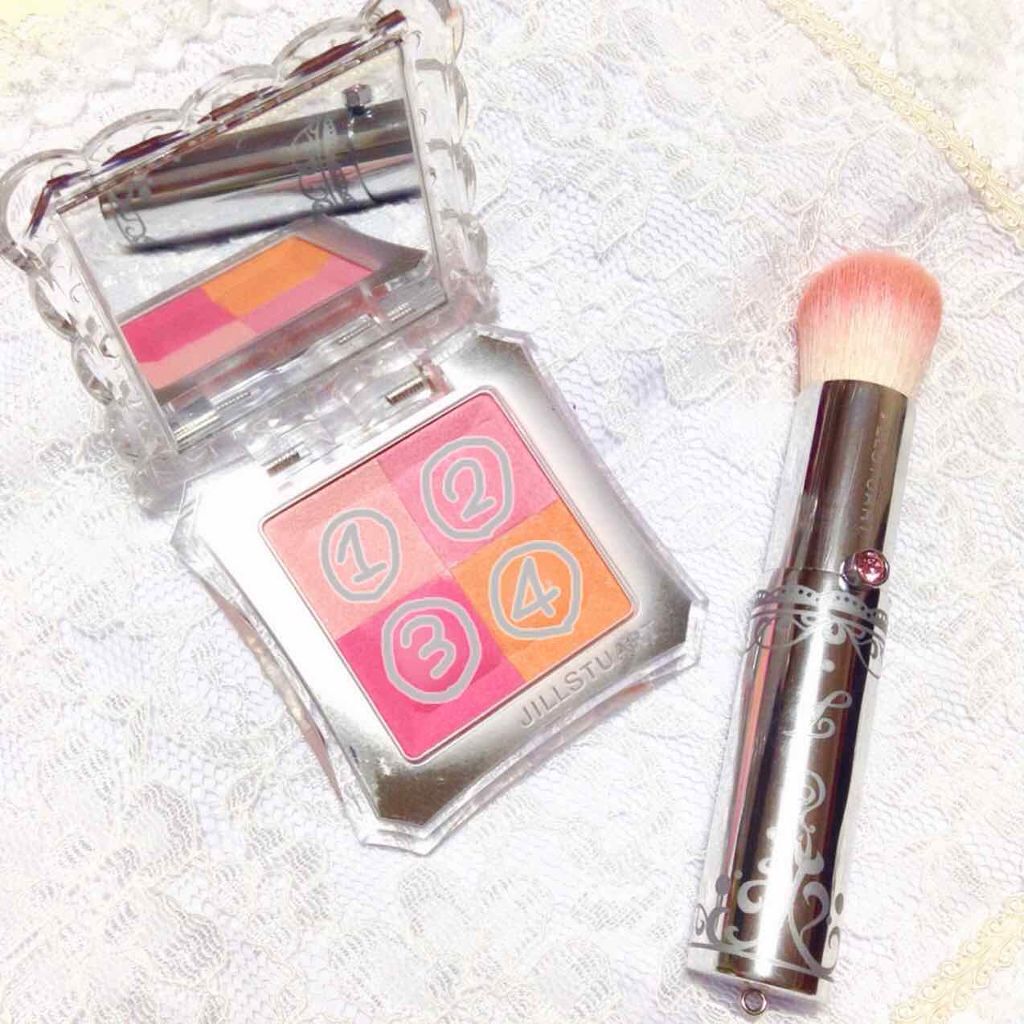 ミックスブラッシュ コンパクト N/JILL STUART/パウダーチークを使ったクチコミ（3枚目）