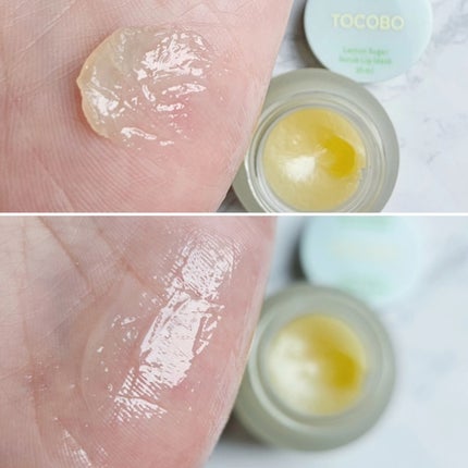 レモンシュガースクラブリップマスク/TOCOBO/リップスクラブを使ったクチコミ(4枚目)