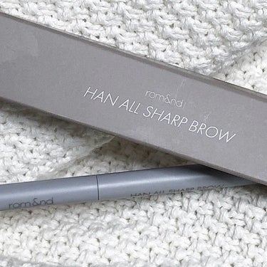 HAN ALL SHARP BROW/rom&nd/アイブロウペンシルを使ったクチコミ（1枚目）