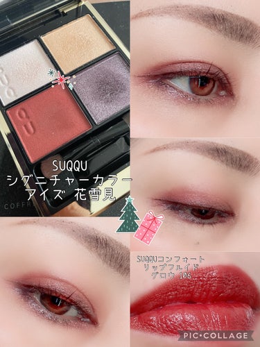 ♡えりっぴ♡ on LIPS 「#今日のアイメイククリスマスイブ🎅ですね！今日はいつかのSUQ..」（1枚目）