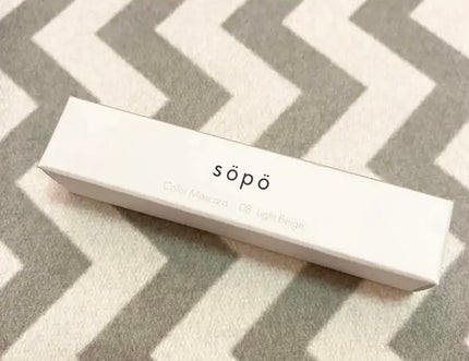 カラーマスカラ/sopo/マスカラを使ったクチコミ(1枚目)