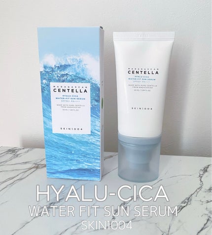 ヒアルーシカ ウォーターフィット サンセラム/SKIN1004/日焼け止めローションを使ったクチコミ(1枚目)