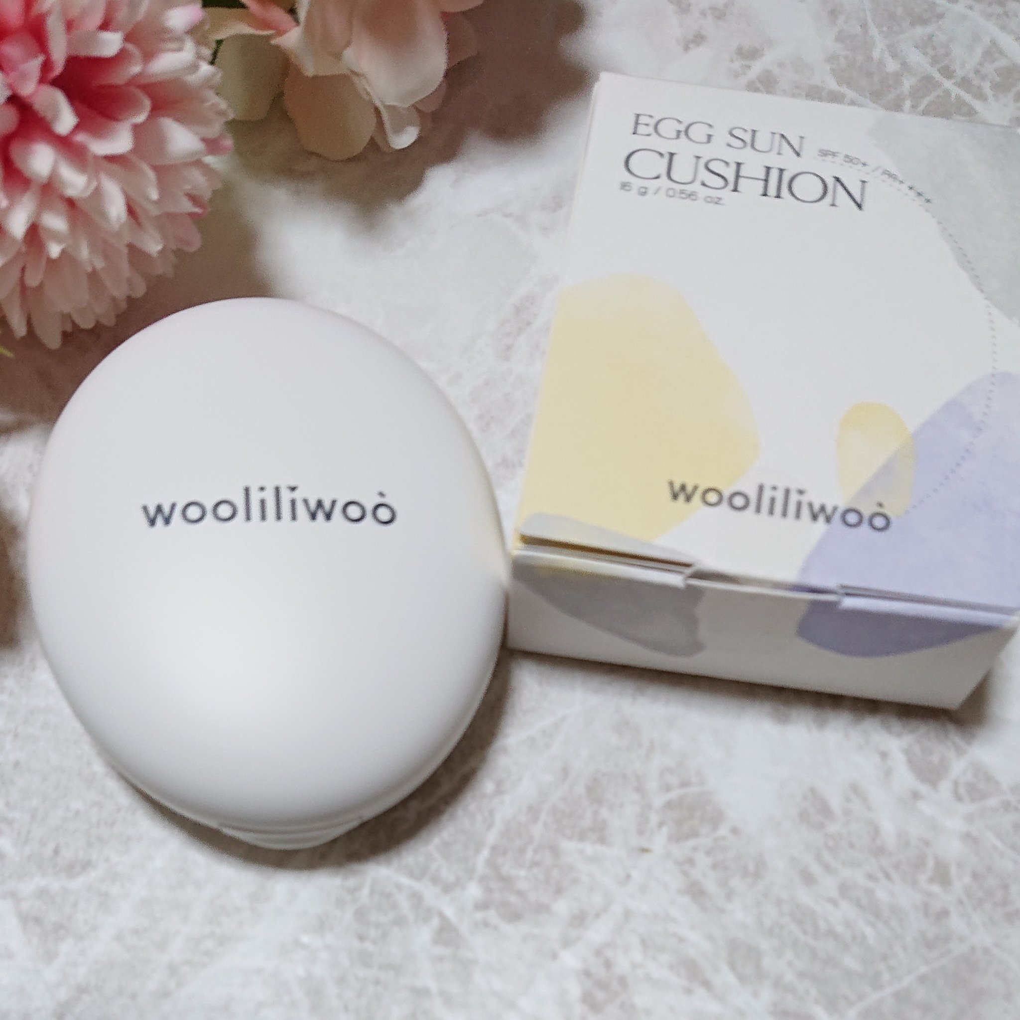 エッグサンクッション/wooliliwoo/日焼け止めローションを使ったクチコミ（3枚目）