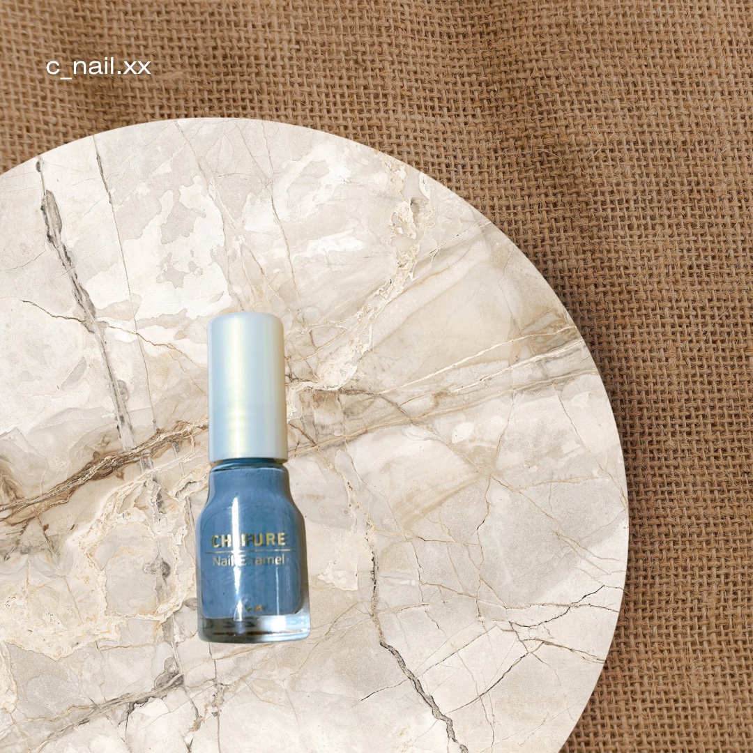 ネイル エナメル 048 グレー系/ちふれ/マニキュアを使ったクチコミ（2枚目）