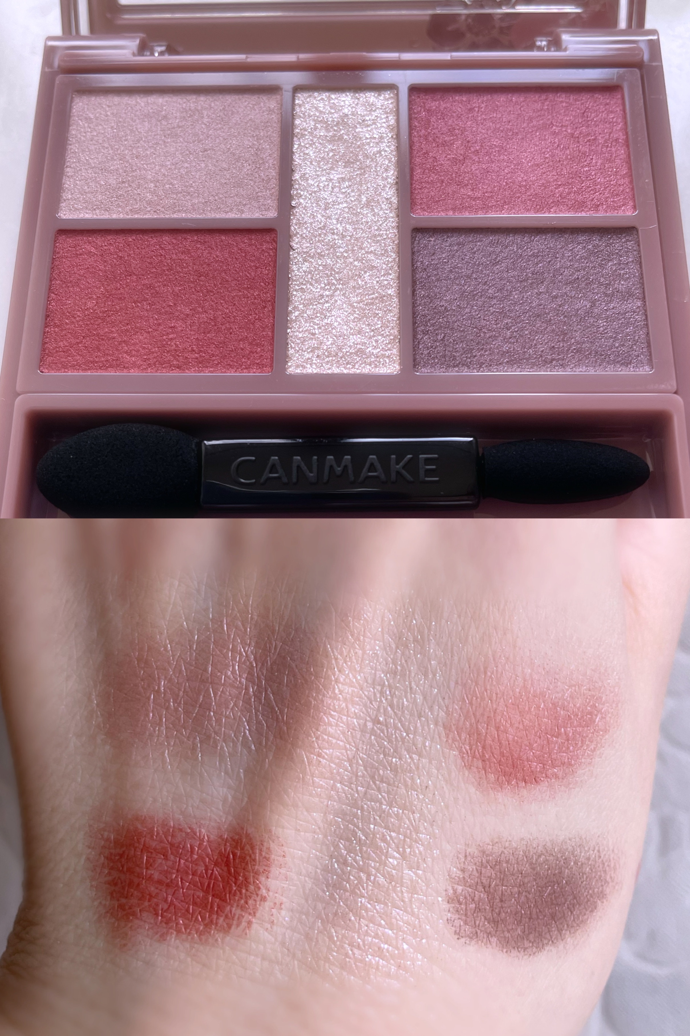 パーフェクトスタイリストアイズ 14 アンティークルビー/キャンメイク/アイシャドウパレットを使ったクチコミ（3枚目）