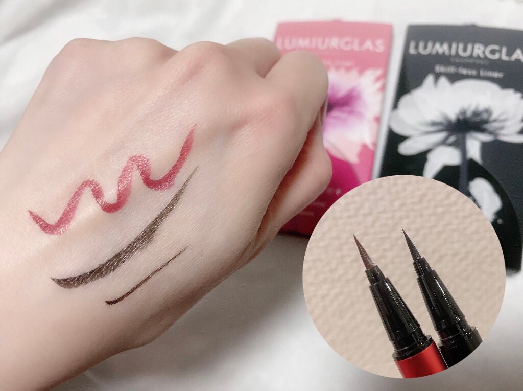 スキルレスライナー/LUMIURGLAS/リキッドアイライナーを使ったクチコミ(4枚目)