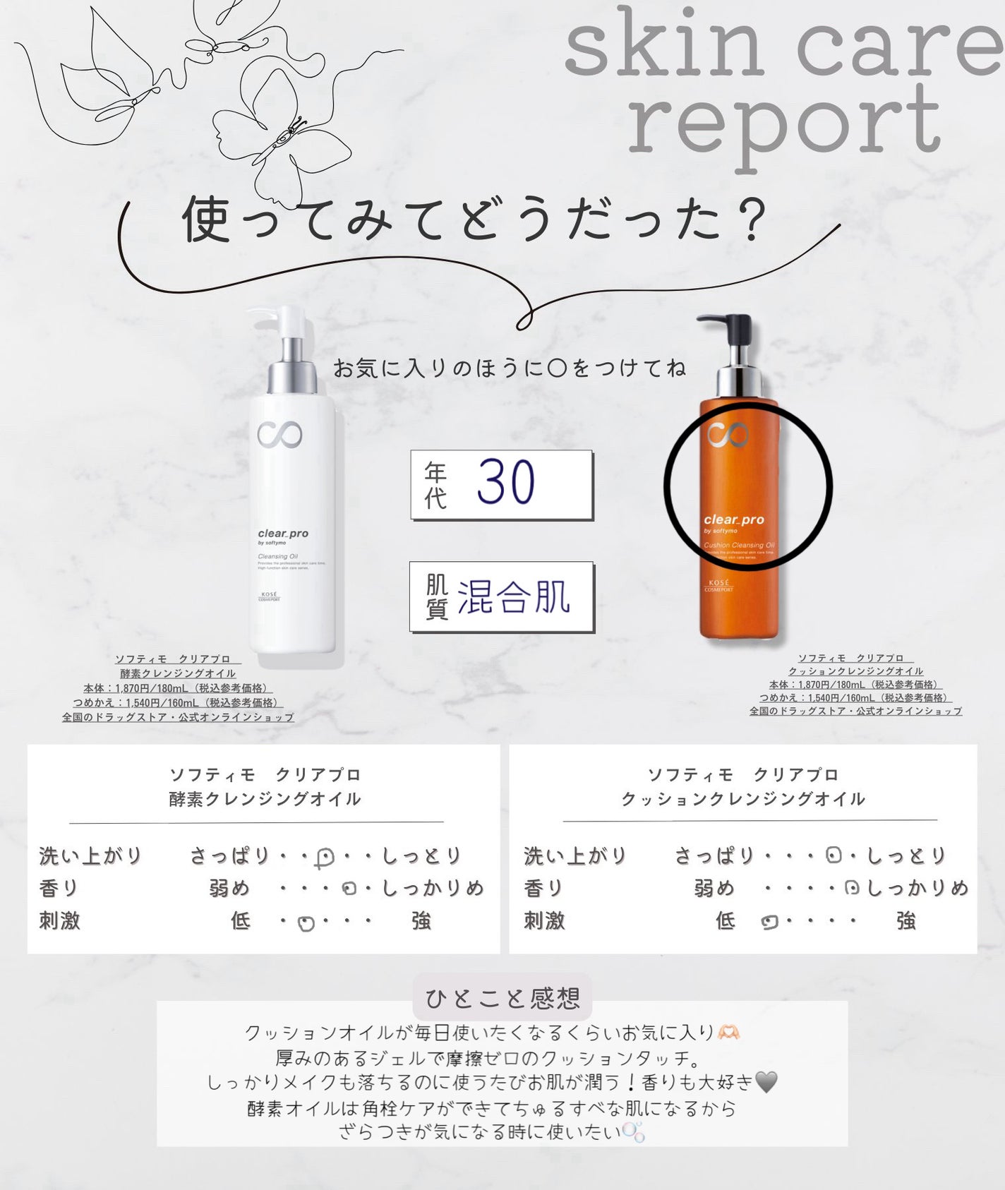 ソフティモ クリアプロ 酵素クレンジングオイル/ソフティモ/オイルクレンジングを使ったクチコミ(4枚目)