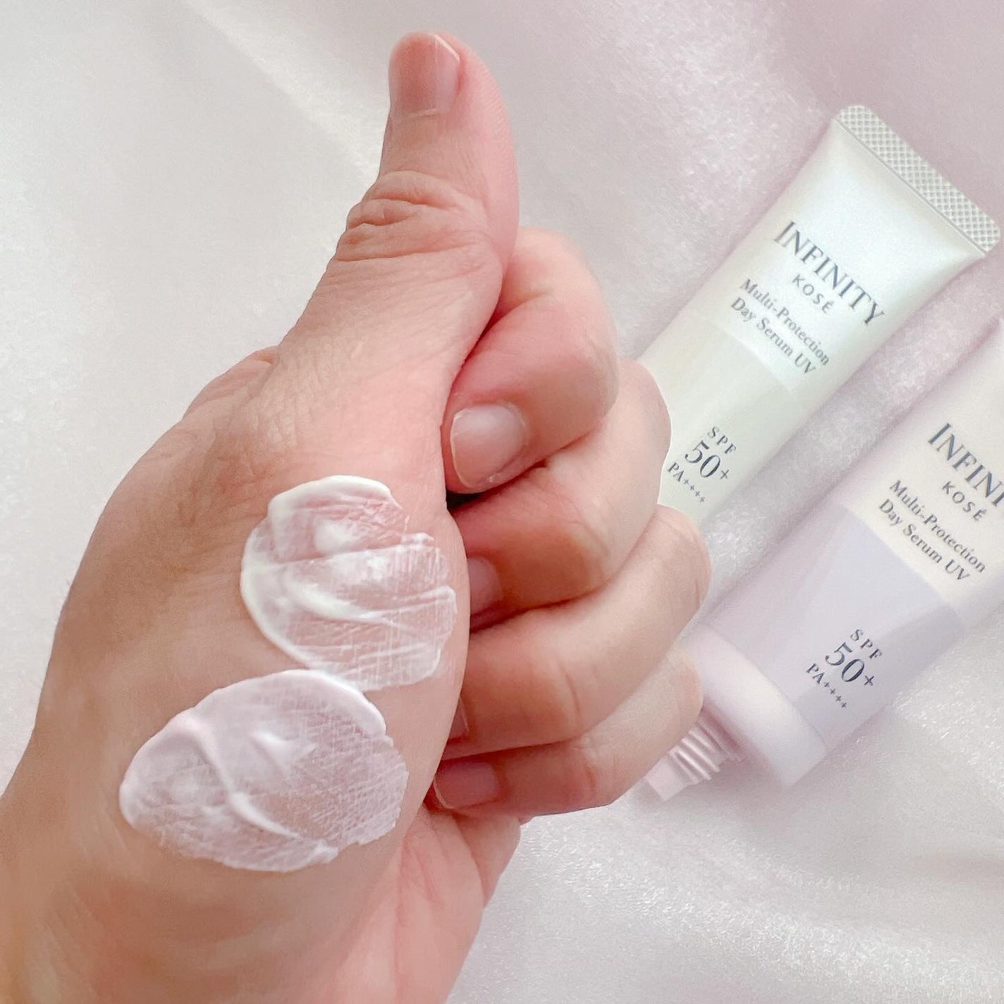 マルチプロテクション デイセラム UV/インフィニティ/日焼け止めクリームを使ったクチコミ(6枚目)