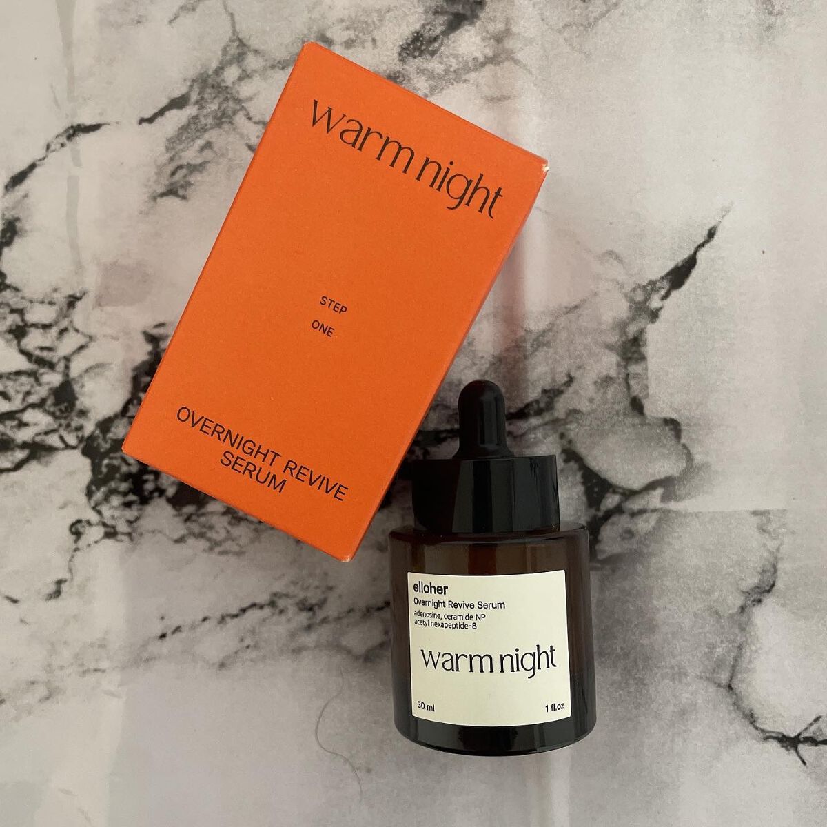 ウォームナイト - Overnight Revive Serum/elloher/美容液を使ったクチコミ（1枚目）