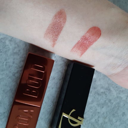 ココア ボールド リップスティック ガナッシュ/Too Faced/口紅を使ったクチコミ(3枚目)