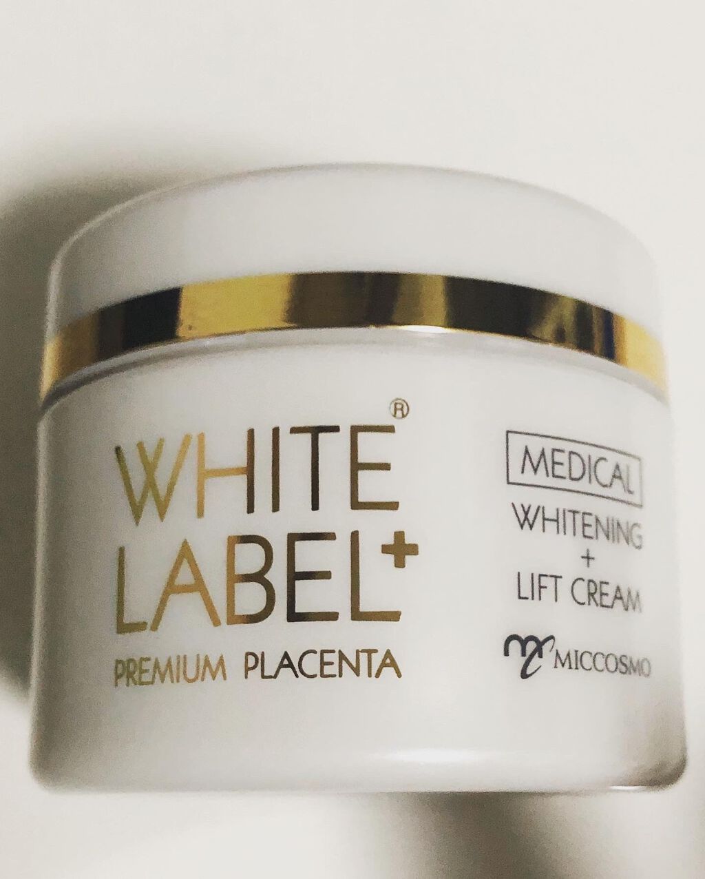 ホワイトラベルプラス 薬用プラセンタの美白リフトクリーム/ホワイトラベル/フェイスクリームを使ったクチコミ（1枚目）