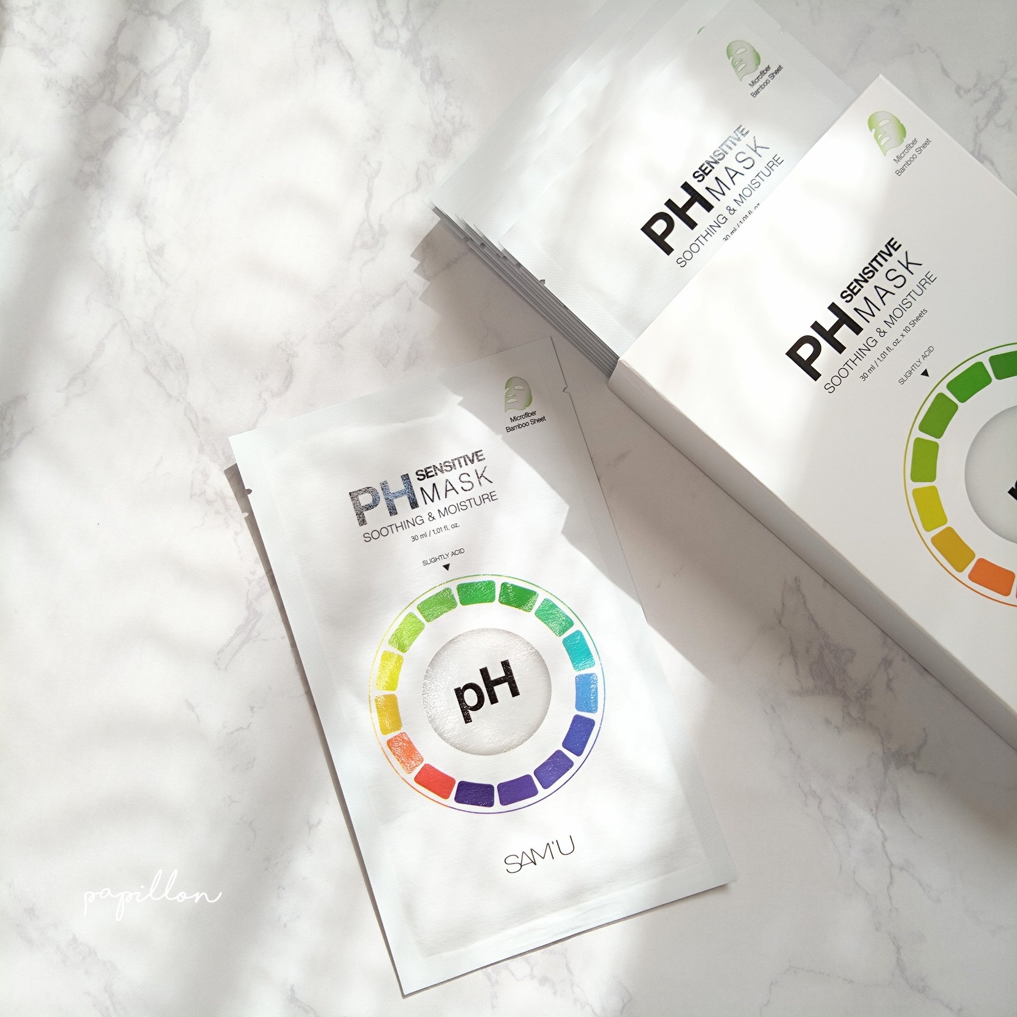 PHセンシティブマスクスージング＆モイスト/SAM'U/シートマスク・パックを使ったクチコミ（2枚目）