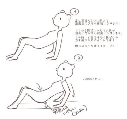 Liii▷ on LIPS 「\目指せノースリーブ!🏝/《二の腕痩せダイエット💪🏻✨✨》簡単..」(2枚目)