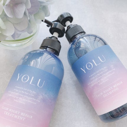 カームナイトリペアシャンプー/トリートメント/YOLU/市販シャンプーを使ったクチコミ(9枚目)