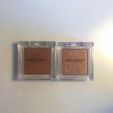 innisfree my eyeshadow［shimmer］7 & 8

どちらとも光沢感が綺麗で発色100点！
粉質も柔らかいので色持ちもよく、粉飛びしづらいアイシャドウです！他にもいろんな種類があ