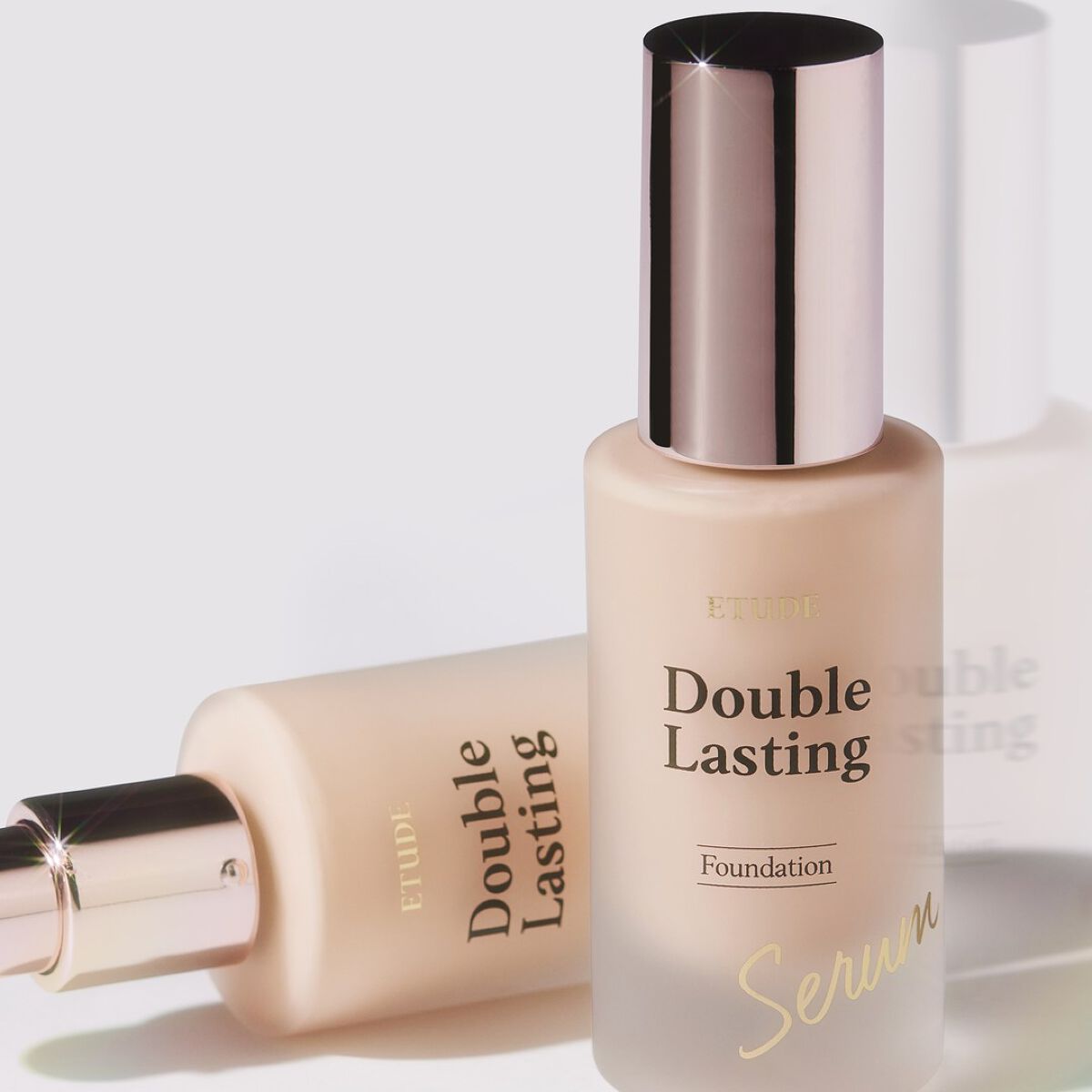 ダブルラスティング　セラムスキンファンデーション/ETUDE/ベースメイクを使ったクチコミ（1枚目）