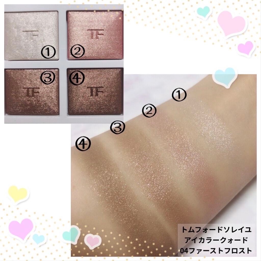 ソレイユ アイ カラー クォード/TOM FORD BEAUTY/アイシャドウパレットを使ったクチコミ(2枚目)