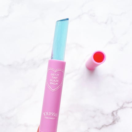 ゲットイットティントグレーズバーム/TONYMOLY/リップティントを使ったクチコミ(4枚目)