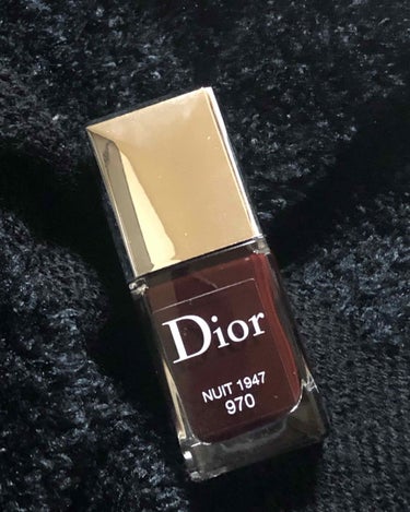 ディオール ヴェルニ 970 ニュイ 1947/Dior/マニキュアを使ったクチコミ（1枚目）