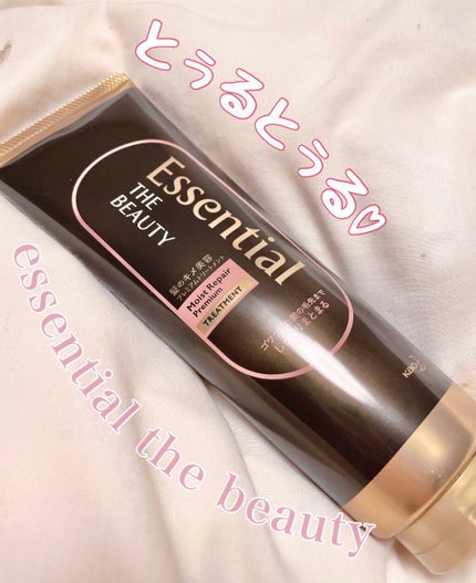 THE BEAUTY 髪のキメ美容プレミアムトリートメント<モイストリペアプレミアム>/エッセンシャル/洗い流すヘアトリートメントを使ったクチコミ(1枚目)