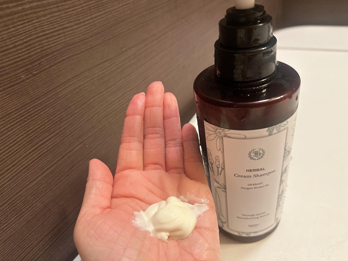 ハーバル クリームシャンプー/O2 KRAFT HERBAL/市販シャンプーを使ったクチコミ(4枚目)