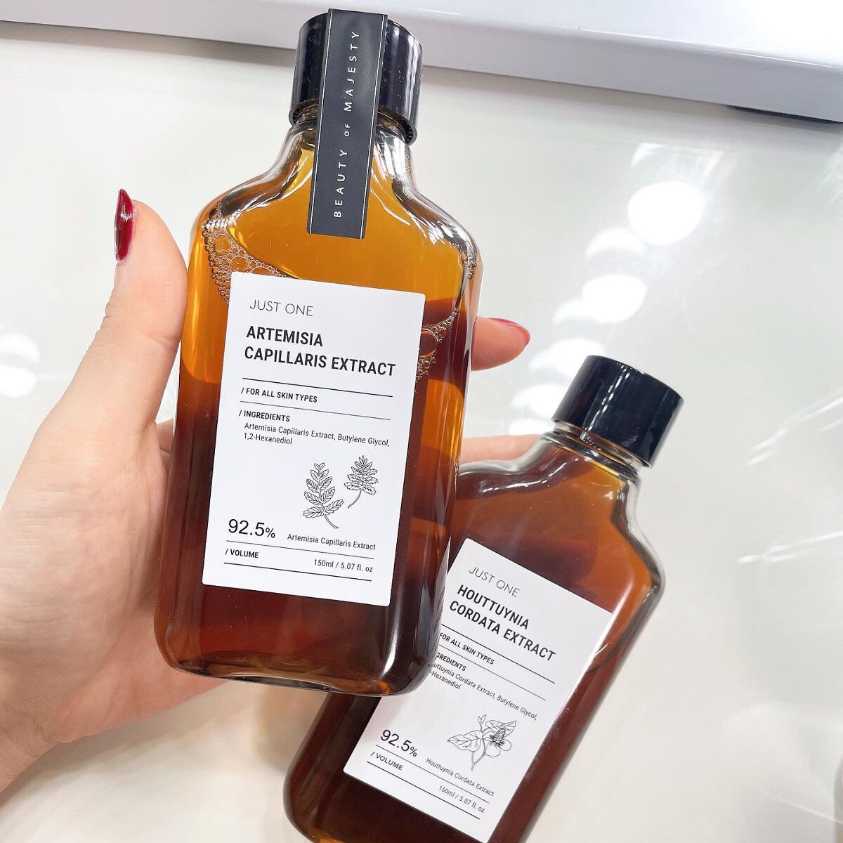 JUST ONE ヴィーガンエッセンス/BOM/化粧水を使ったクチコミ(3枚目)