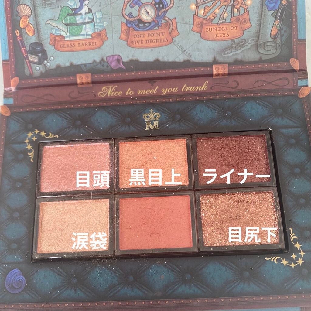 ナイストゥミーチュートランク/MAJOLICA MAJORCA/アイシャドウパレットを使ったクチコミ(7枚目)