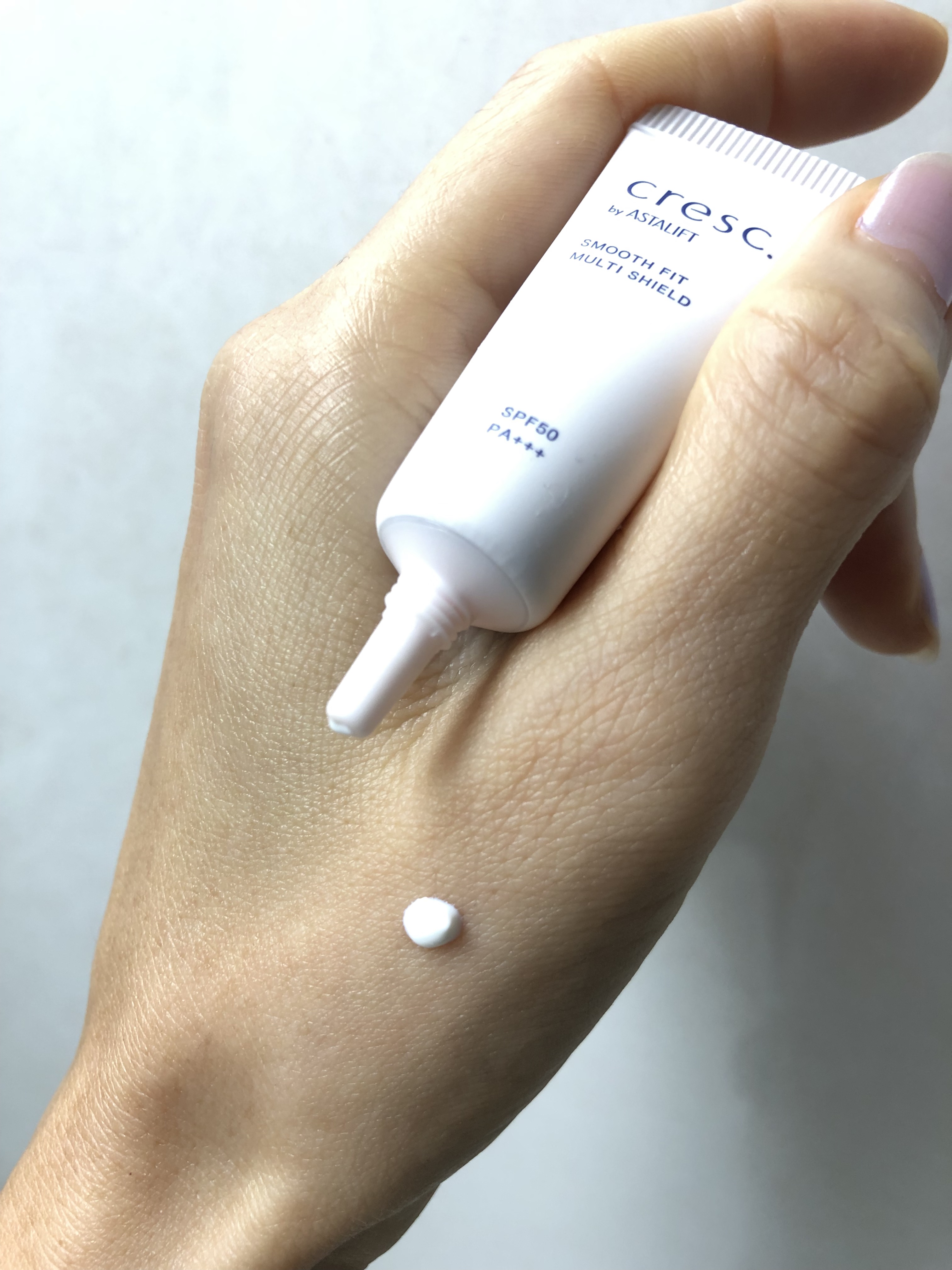 スムースフィット マルチシールド/cresc. by ASTALIFT/化粧下地を使ったクチコミ（2枚目）