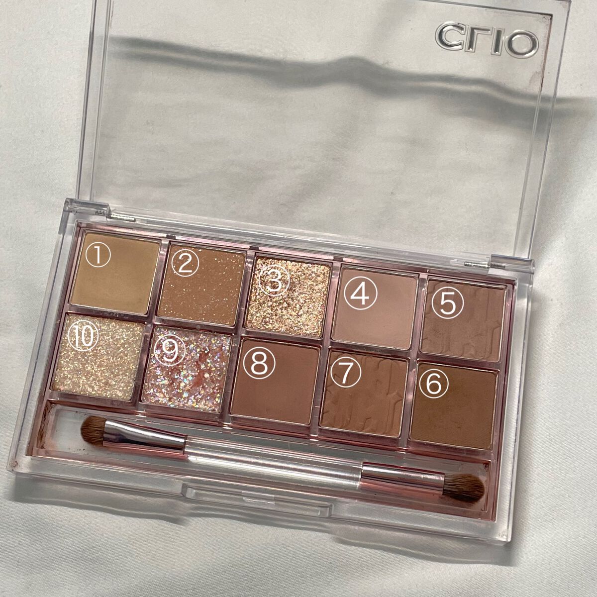 プロ アイ パレット/CLIO/アイシャドウパレットを使ったクチコミ（2枚目）