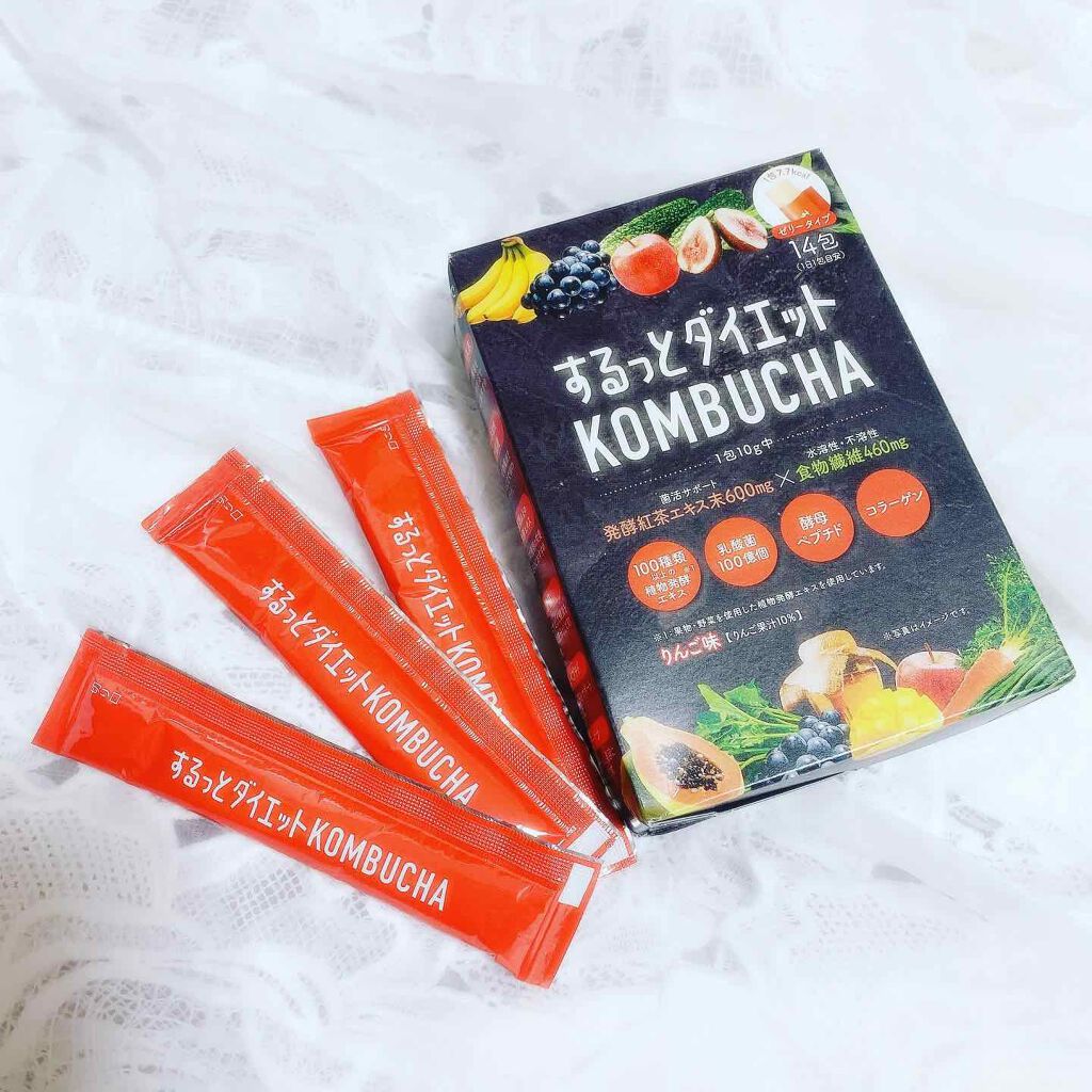 するっとダイエットKOMBUCHAゼリー/リブ・ラボラトリーズ/コンブチャを使ったクチコミ(1枚目)