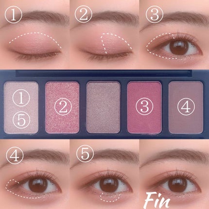 アイシャドウパレット/ドド/アイシャドウパレットを使ったクチコミ(2枚目)